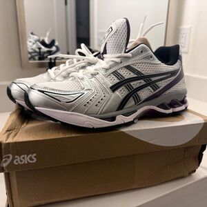 ASICS Women's White and Silver Athletic Shoes